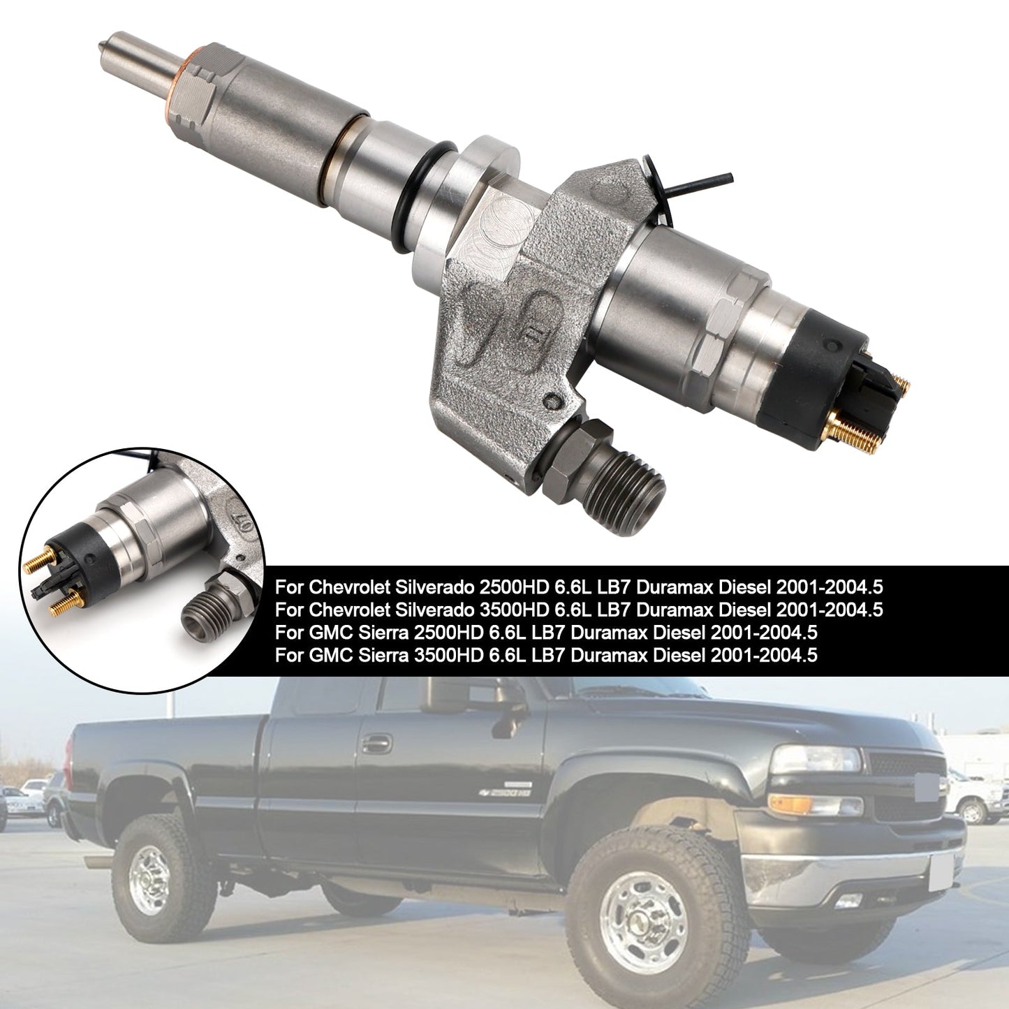 Duramax Chevrolet Silverado 2001–2004,5 1 Stück Einspritzdüse 0445120008