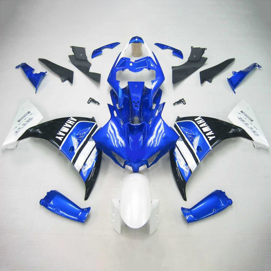 Amotopart Yamaha 2012-2014 YZF 1000 R1 Kit Déclencheur Bleu Blanc