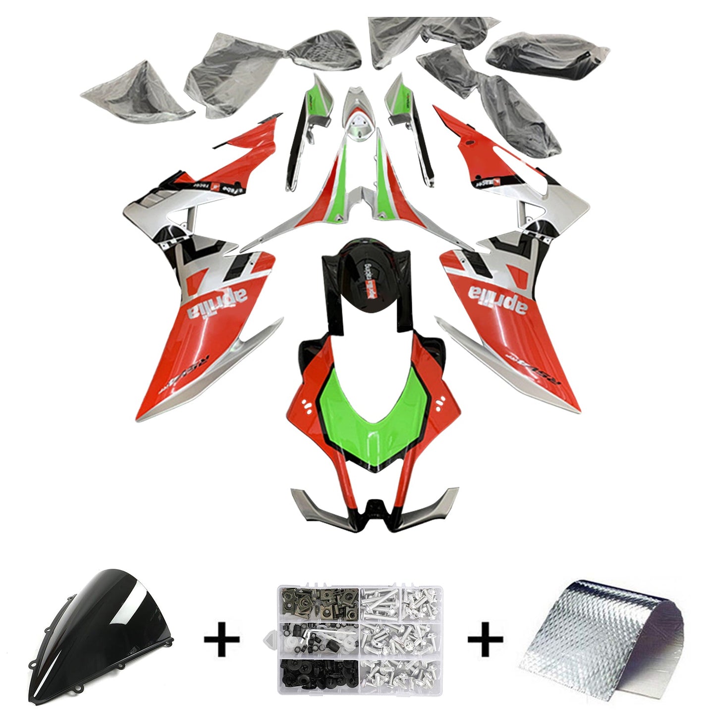 Amotopart Aprilia RSV4 1000 2016¨C2018 Verkleidungsset, Karosserie, Kunststoff