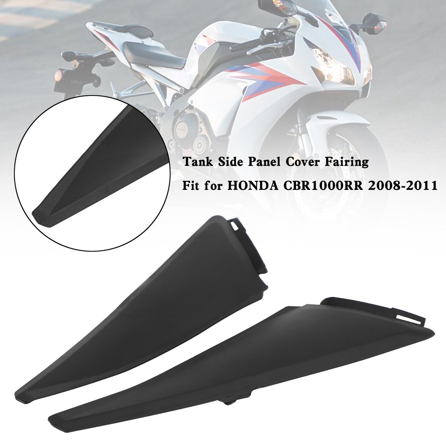 Honda CBR1000 RR 2008-2011 Tank Side Seat Trim Cover Panel Fairing CowlVehicle Parts &amp; Accessories, Car Tuning &amp; Styling, Body &amp; Exterior Styling!