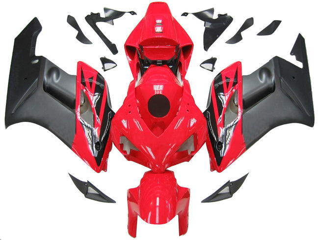 Amotopart-Verkleidungen Honda CBR1000RR 2004-2005 Verkleidung Schwarzes Rotverkleidungskit
