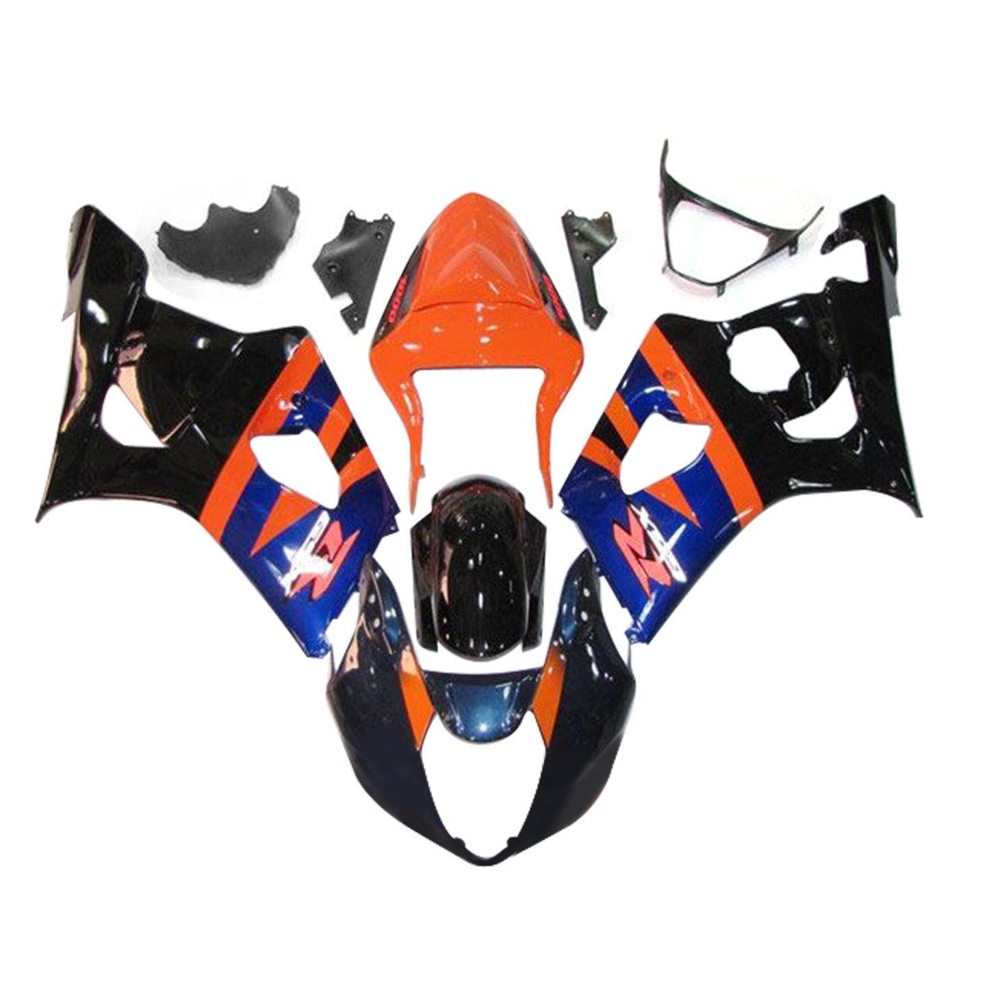 2003–2004 Suzuki GSXR1000 K3 Einspritzverkleidungs-Set, Karosserie, Kunststoff, ABS