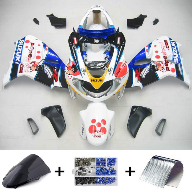 Amotopart Suzuki TL1000R 1998-2003 Verkleidungskit Karosserie Plastikabs ABS