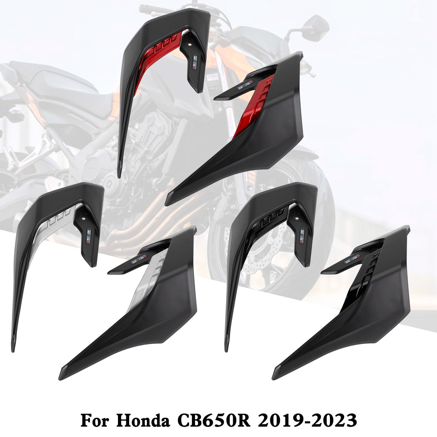 2019-2023 Honda CB650R Seitenspoiler Aerodynamische Wing Deflector Verkleidung