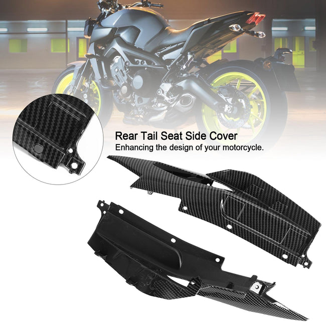 Abdeckung der Carbon-Heck-Sitzseite für die Sitzseite für Yamaha MT-09 FZ09 2017-2021