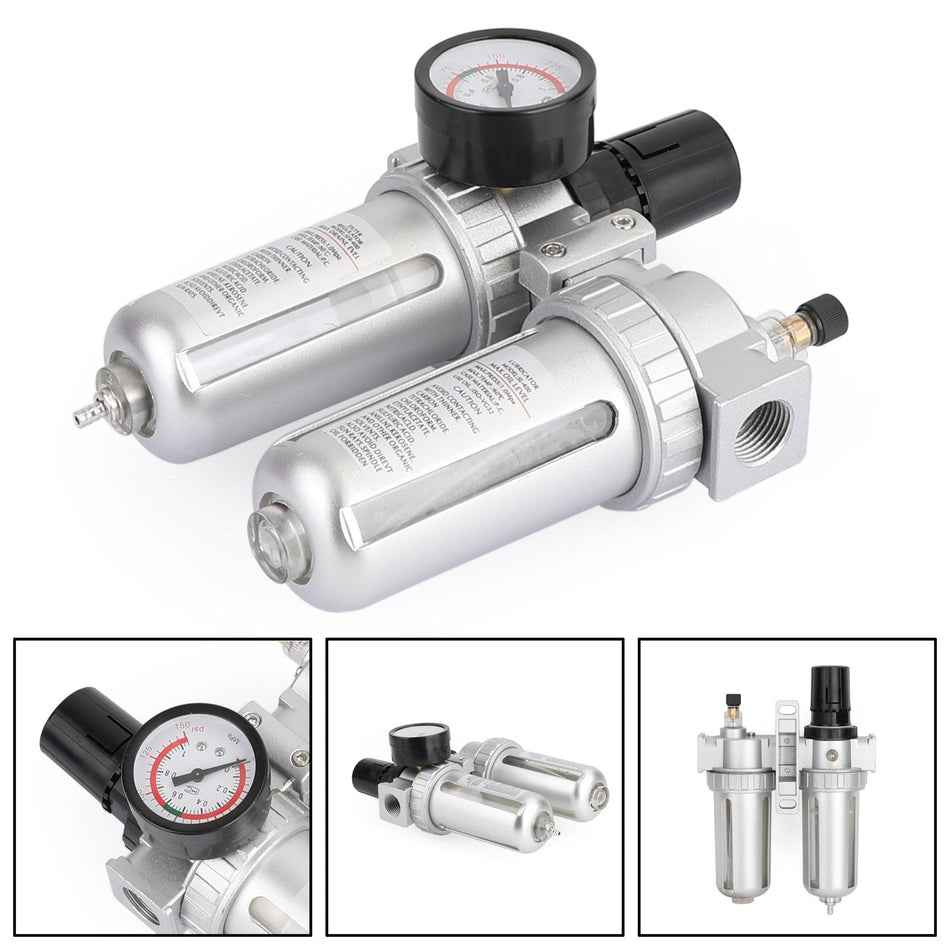 1/2 "im Luftkompressorfilter ?l Wasserabscheider Trap Tools MIT Regleranzeige