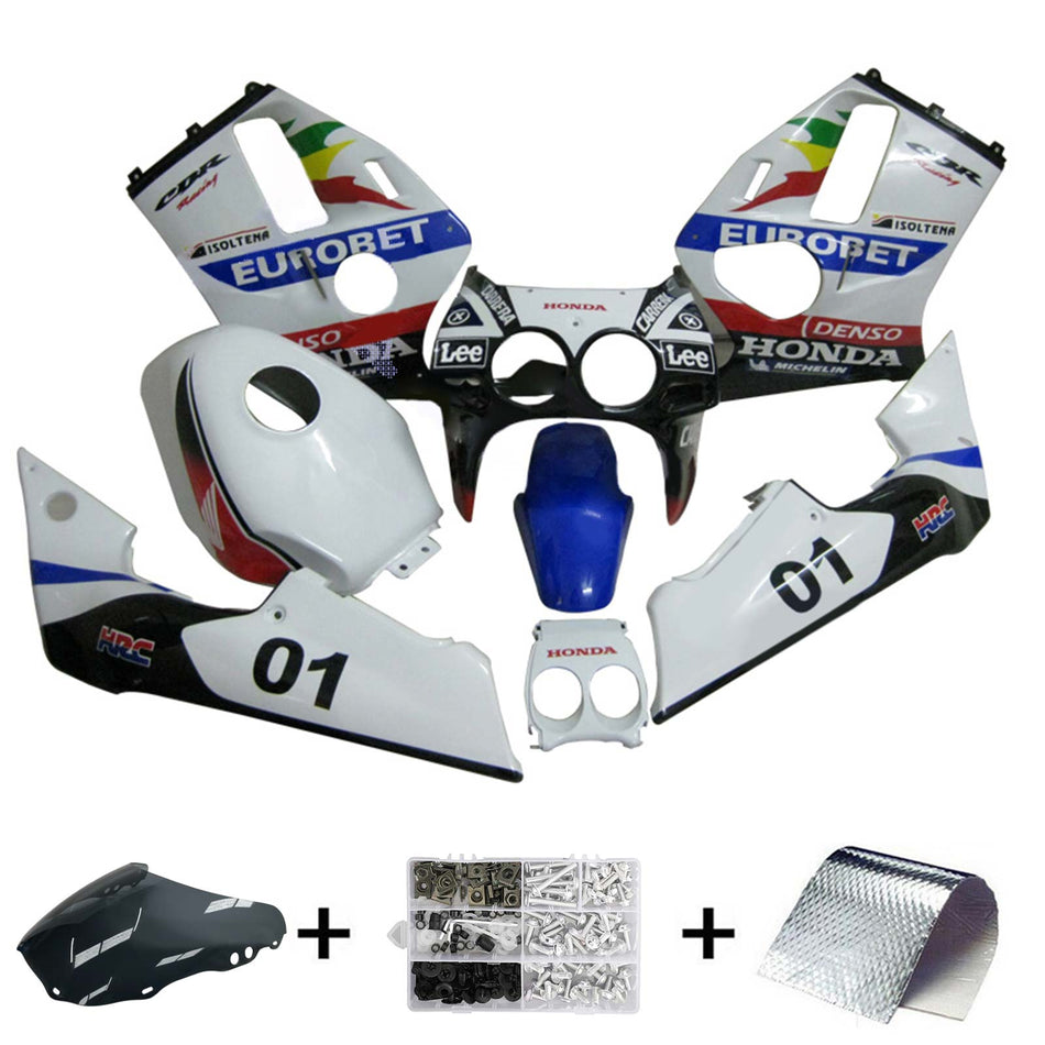Amotopart Honda CBR250RR MC19 1988-1989 Verkleidungsset Karosserie