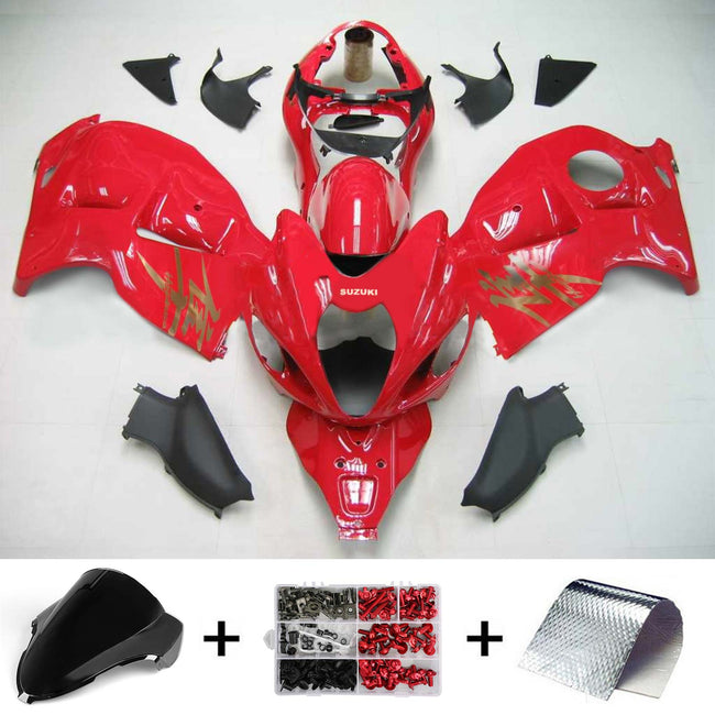 Amotopart Suzuki Hayabusa GSXR1300 1999-2007 Kit de carénage Corps Plastique