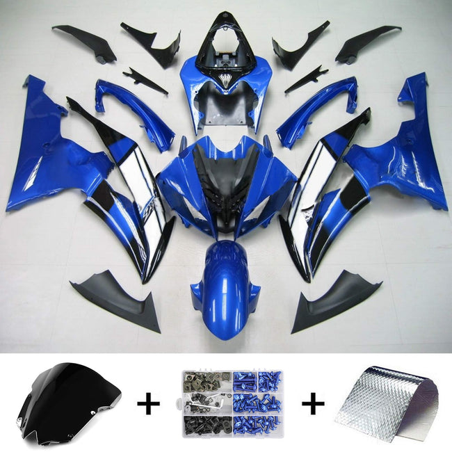 AMOTOPART-Verkleidungs-Kit Karosserie Kunststoff ABS fit für Yamaha YZF 600 R6 2008-2016