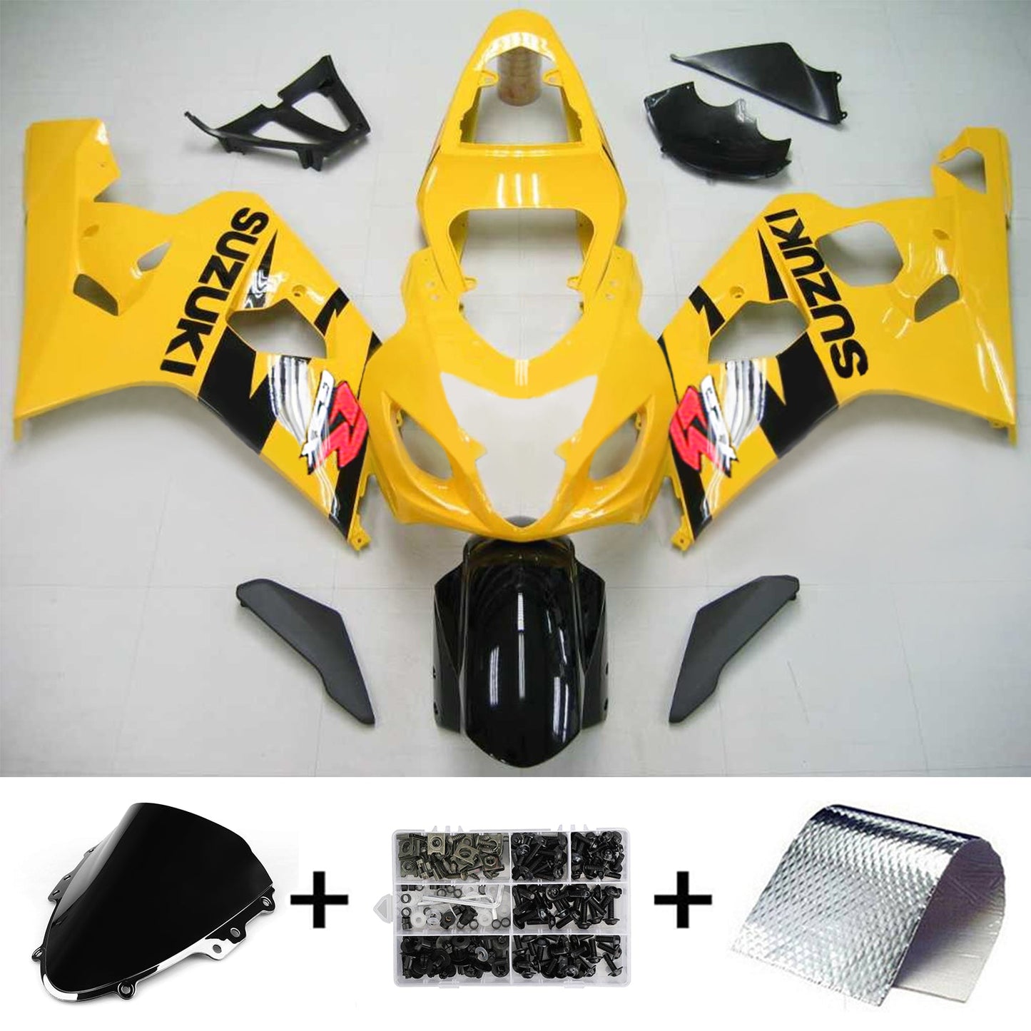 Amotopart Suzuki GSXR 600/750 2004-2005 Verkleidungskit Karosserie Plastik