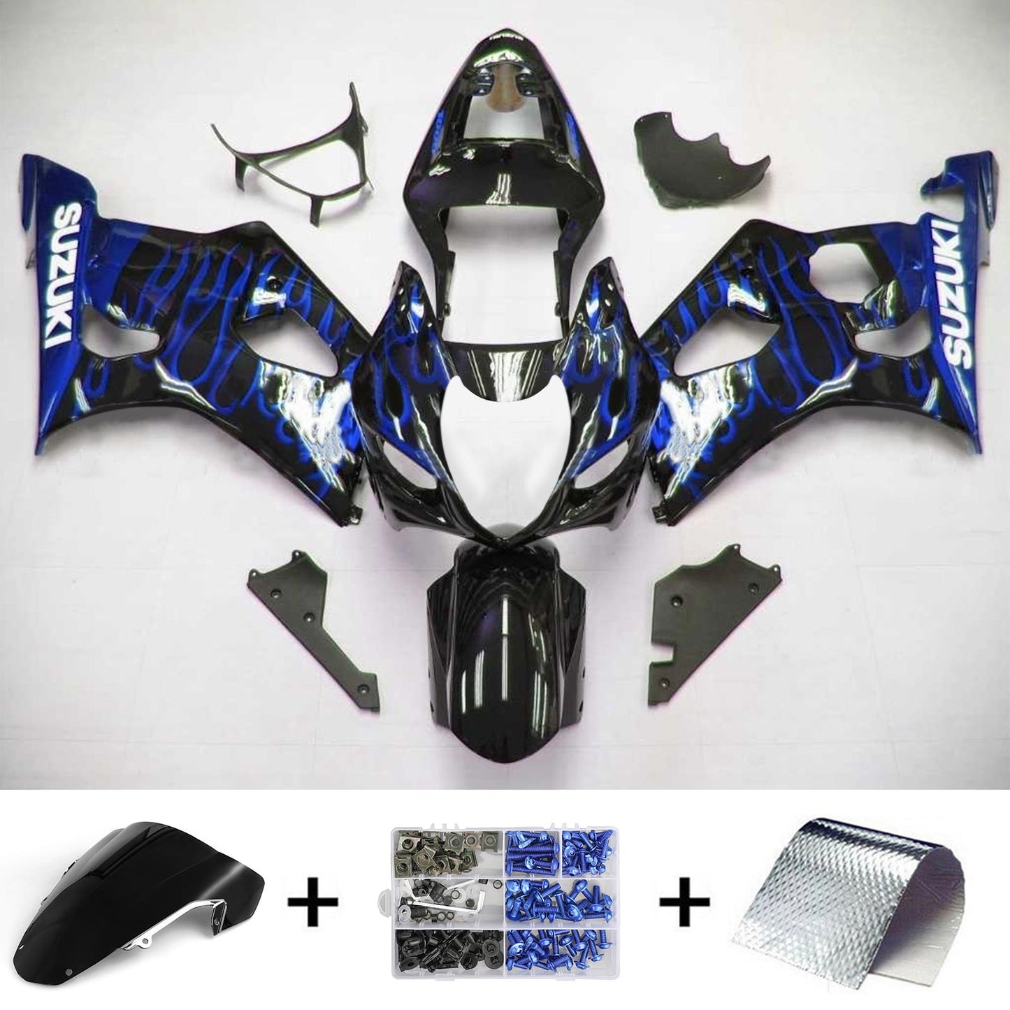 Amotopart Suzuki GSXR1000 2003-2004 Verkleidungskit K3