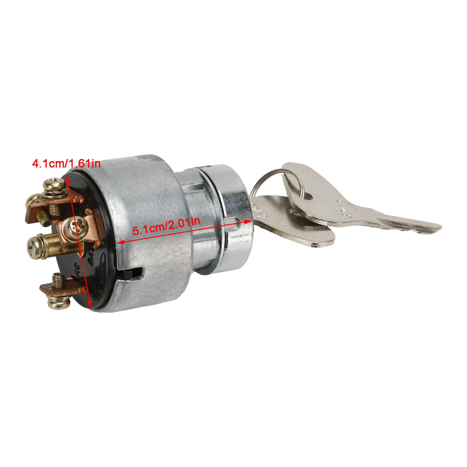 Zündschalter 66021-55140 35260-31852 für Kubota M4030 M4800 M5030 mit 2 Schlüsseln
