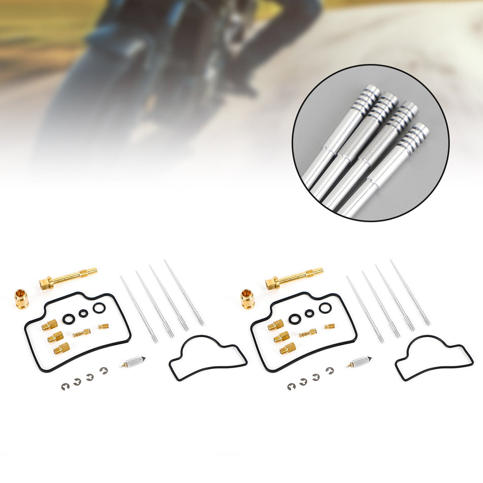 2x Kit de réparation de reconstruction de carburateur pour Yamaha YFZ450 2004-2009 Generic