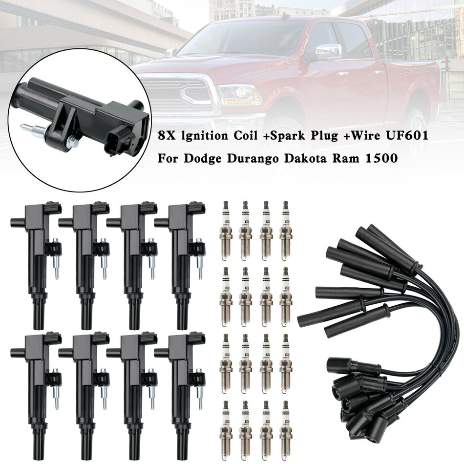 2011 Ram Dakota V8 4.7L 8X Z眉ndspule + Z眉ndkerze + Kabel UF601