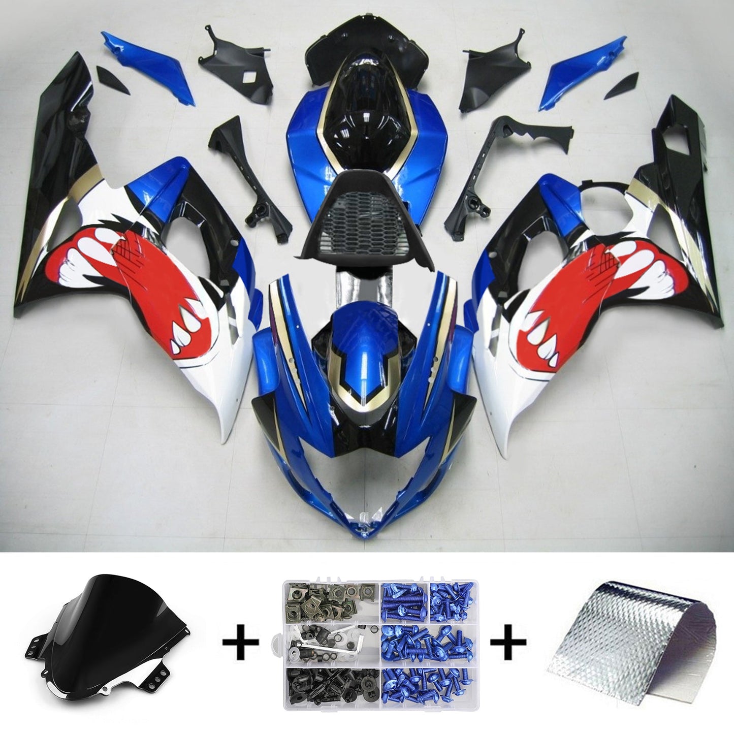 Amotopart Suzuki GSXR1000 2005-2006 Verkleidungskit