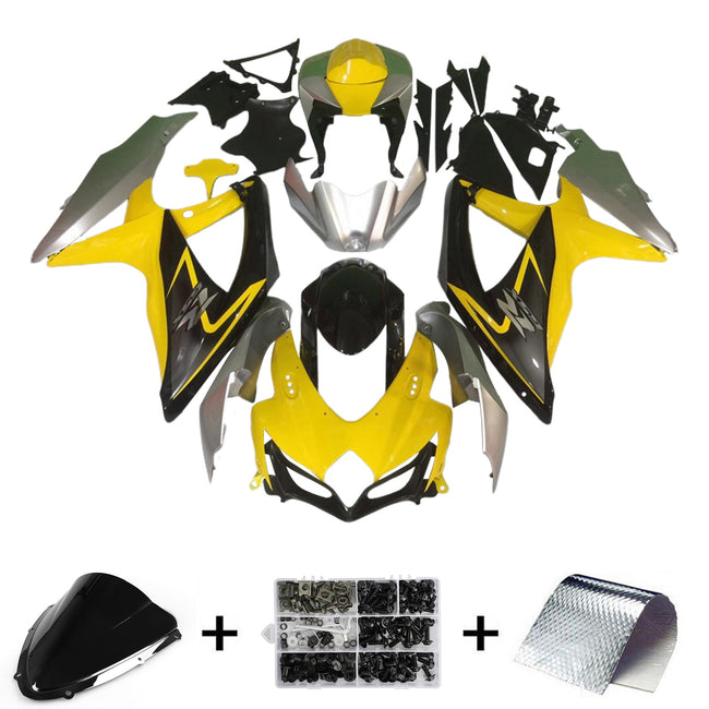 2008–2010 Suzuki GSXR 600/750 K8 Einspritzverkleidungs-Set, Karosserie, Kunststoff, ABS