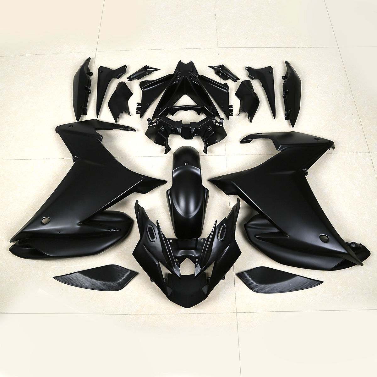 Amotopart 2009-2015 Yamaha FZ6R
Matt Black Fairing Kit