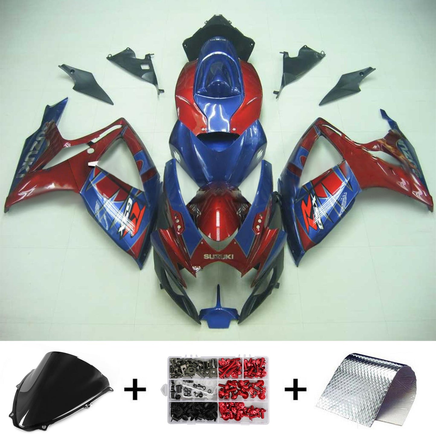 Amotopart Suzuki GSXR 600/750 2006-2007 Verkleidungskit