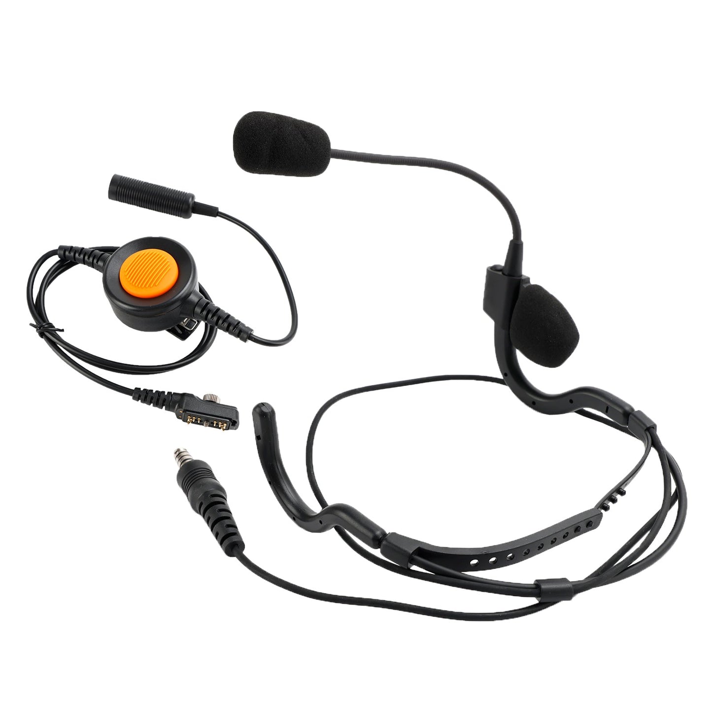 7,1-C8 Hinten Montieren Stecker Taktische Headset 6-Pin U94 PTT Für Hytera PD780/700G/580