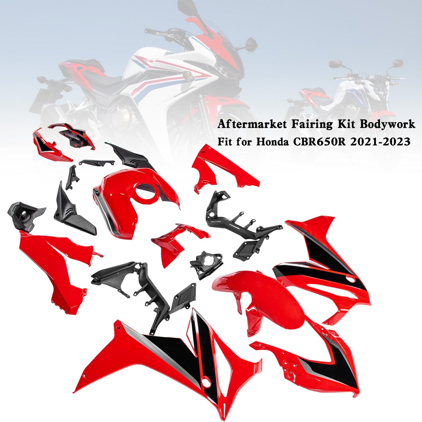 Honda CBR650R 2021-2023 Verkleidungsset ABS-Kunststoffspritzguss