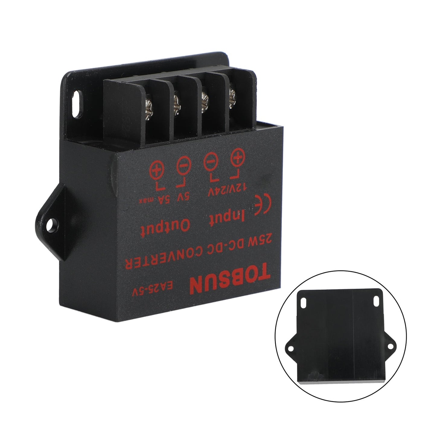 DC 12V/24V à 5V 5A 25W Convertisseur Régulateur Alimentations Transformateur