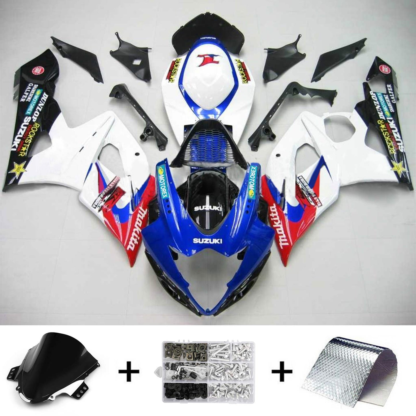 Amotopart Suzuki GSXR1000 2005-2006 Verkleidungskit