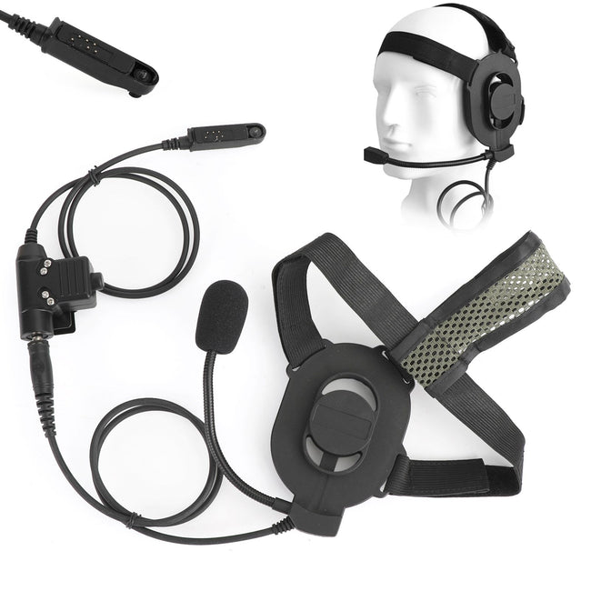 Koppbügelmikrofon-Passend für Baofeng BF-A58 BF9700 BF-S56 BF-UV9RPLUS