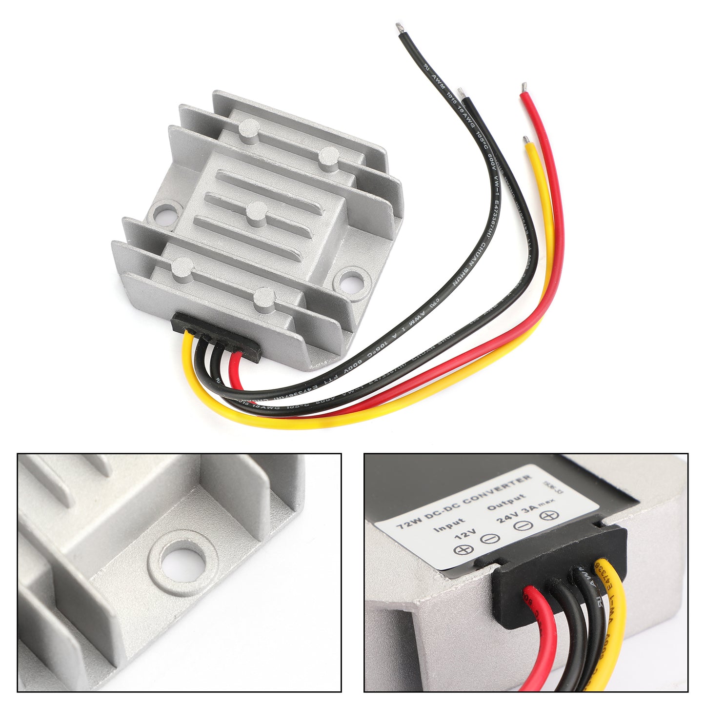 12V Auf 24V DC-DC Step Up Boost Spannungswandler 3A 72W Industrie-Netzteile