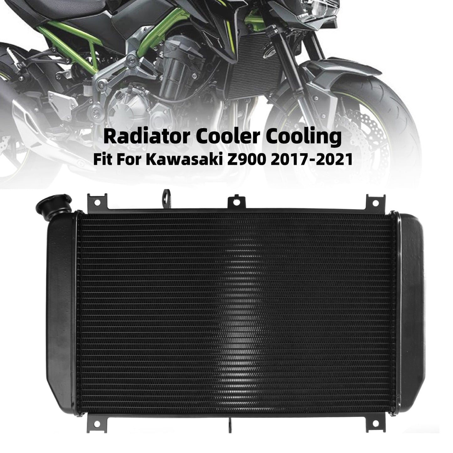 Aluminiumkühlerkühlerkühlung für Motorrad Kawasaki Z900 2017-2021 2020 Generic