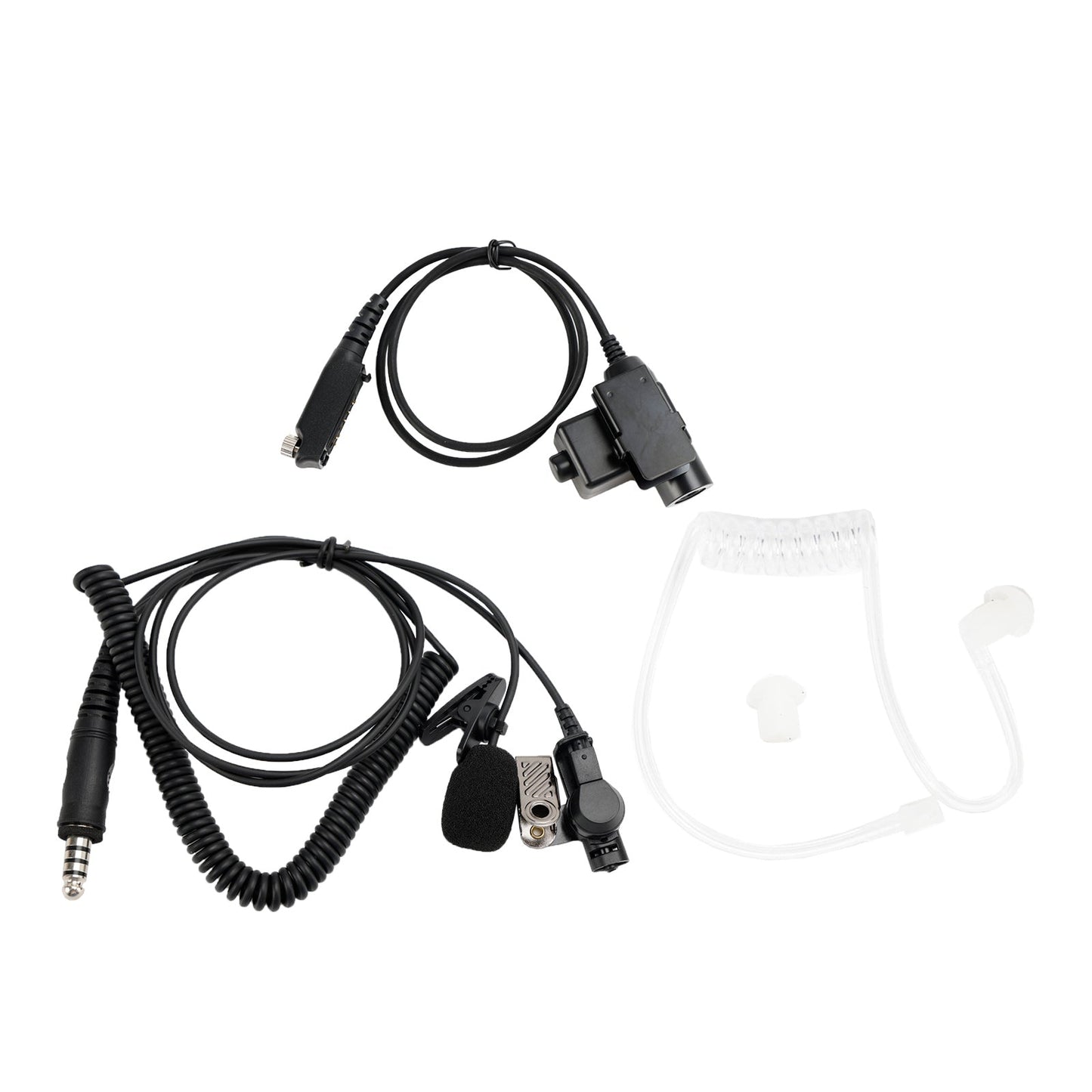 7.1-A3 Transparent Air Tube Headset mit Mic für Sepura STP8000 STP8030 STP8035