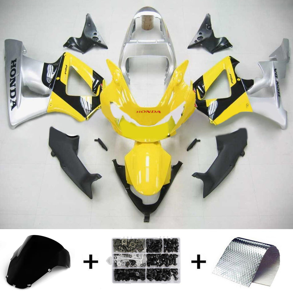 Amotopart Honda CBR929RR 2000-2001 Kit de carénage Corps Plastique ABS