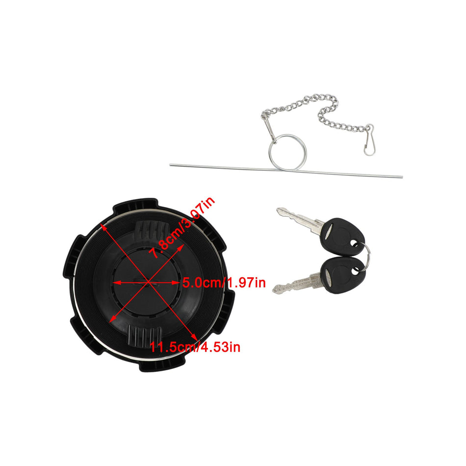 Für Volvo Tankdeckel abschlie?bar mit Schlüsseln Lader L60 L90 L110 L120 20392751