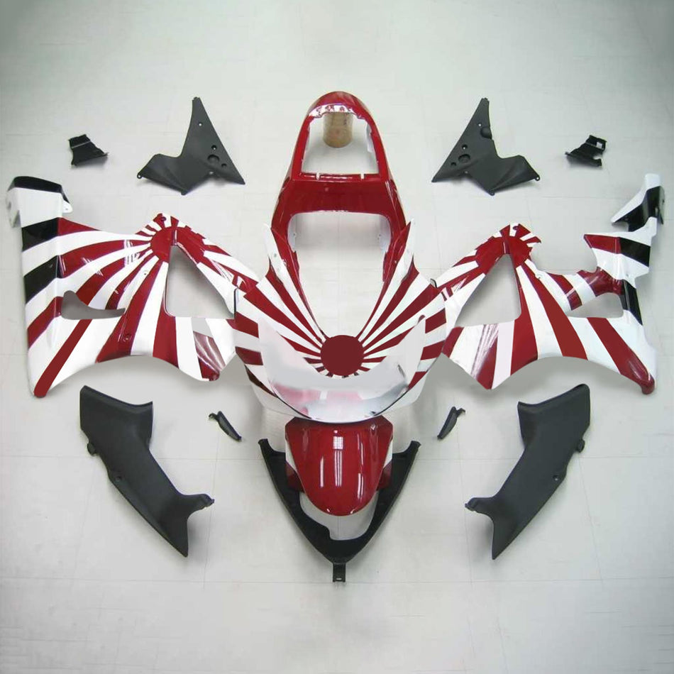 Amotopart Honda CBR929RR 2000-2001 Kit de carénage Corps Plastique ABS