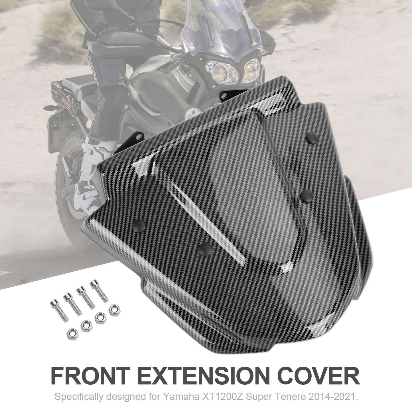 Kotflügelverlängerungsabdeckung Front Beak Nose Cone für Yamaha XT1200Z 2014-2021