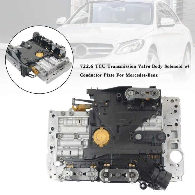 SL65 AMG 2005-2007 / SLK320 2001-2004 722.6 TCU Transmission Valve Body Solenoid w/Conductor Plate Mercedes-Benz