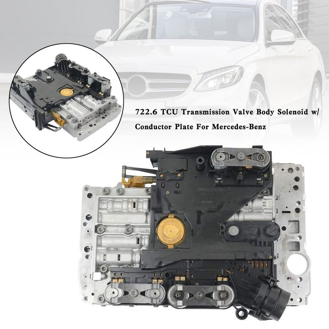1997-2005 Mercedes-Benz C230 722.6 TCU Transmission Valve Body Solenoid w/Conductor Plate