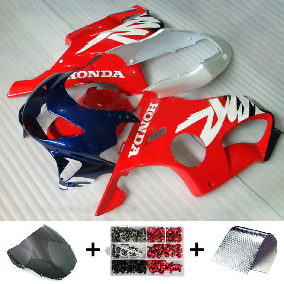 Amotopart Honda CBR600 F4 1999–2000 Verkleidungsset, Karosserie, Kunststoff, ABS