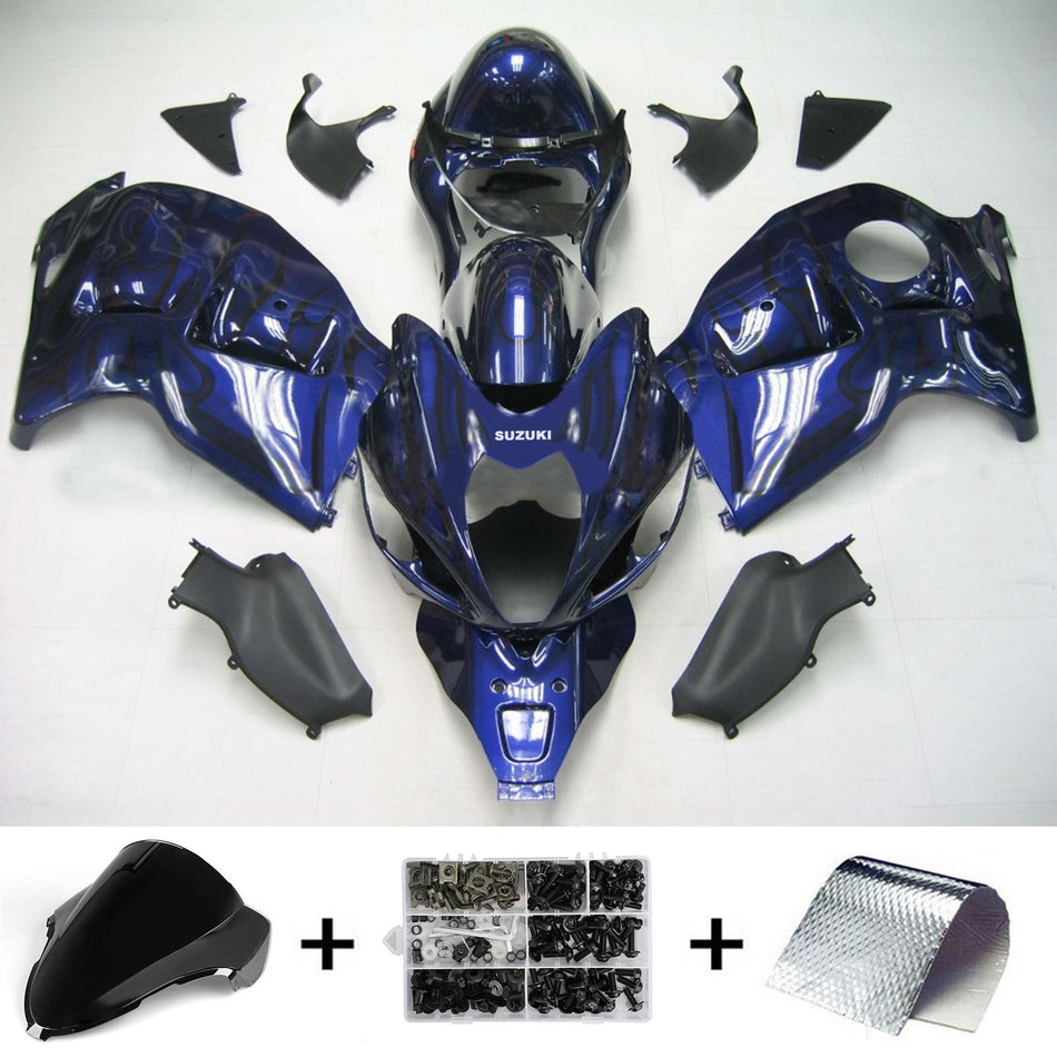 Amotopart Suzuki Hayabusa GSXR1300 1999-2007 Kit de carénage Corps Plastique