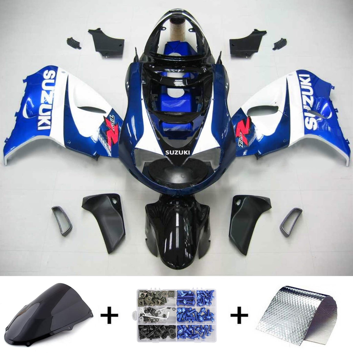 Amotopart Suzuki TL1000R 1998-2003 Verkleidungskit Karosserie Plastikabs ABS