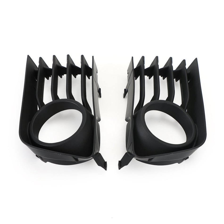 2pcs Sto?f?nger Nebel Light Grill Grill Trim Cover Fit Toyota Prius 2004-2009 05 06 07 08 Schwarz Generikum