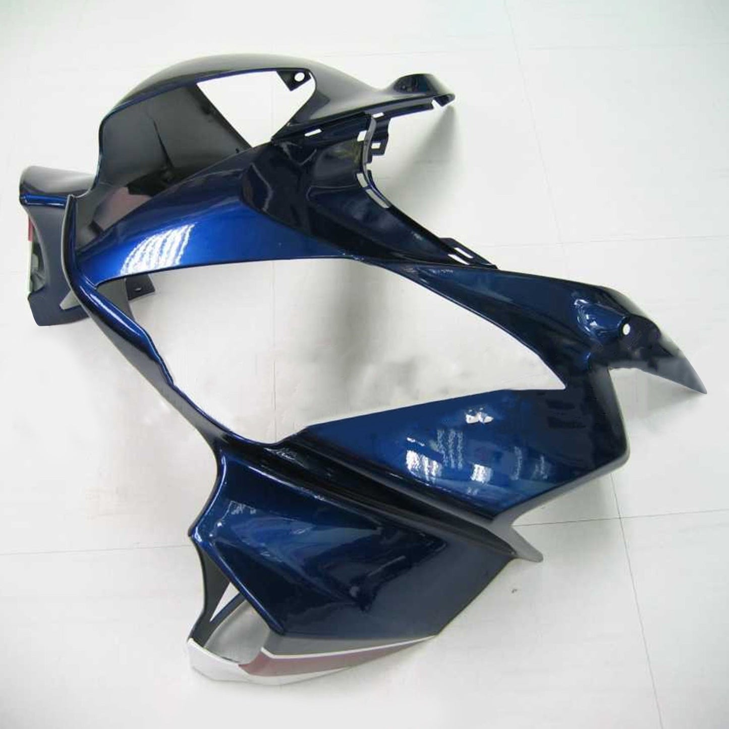 Amotopart 2002-2012 Honda VFR800 Kit de télécopie bleu et blanc brillant