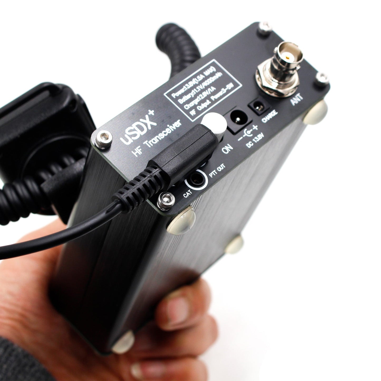 Usdr usdx+ Plus Transceiver All Mode 8-Band-HF-Amateurfunk mit Netzteil und EU-Stecker