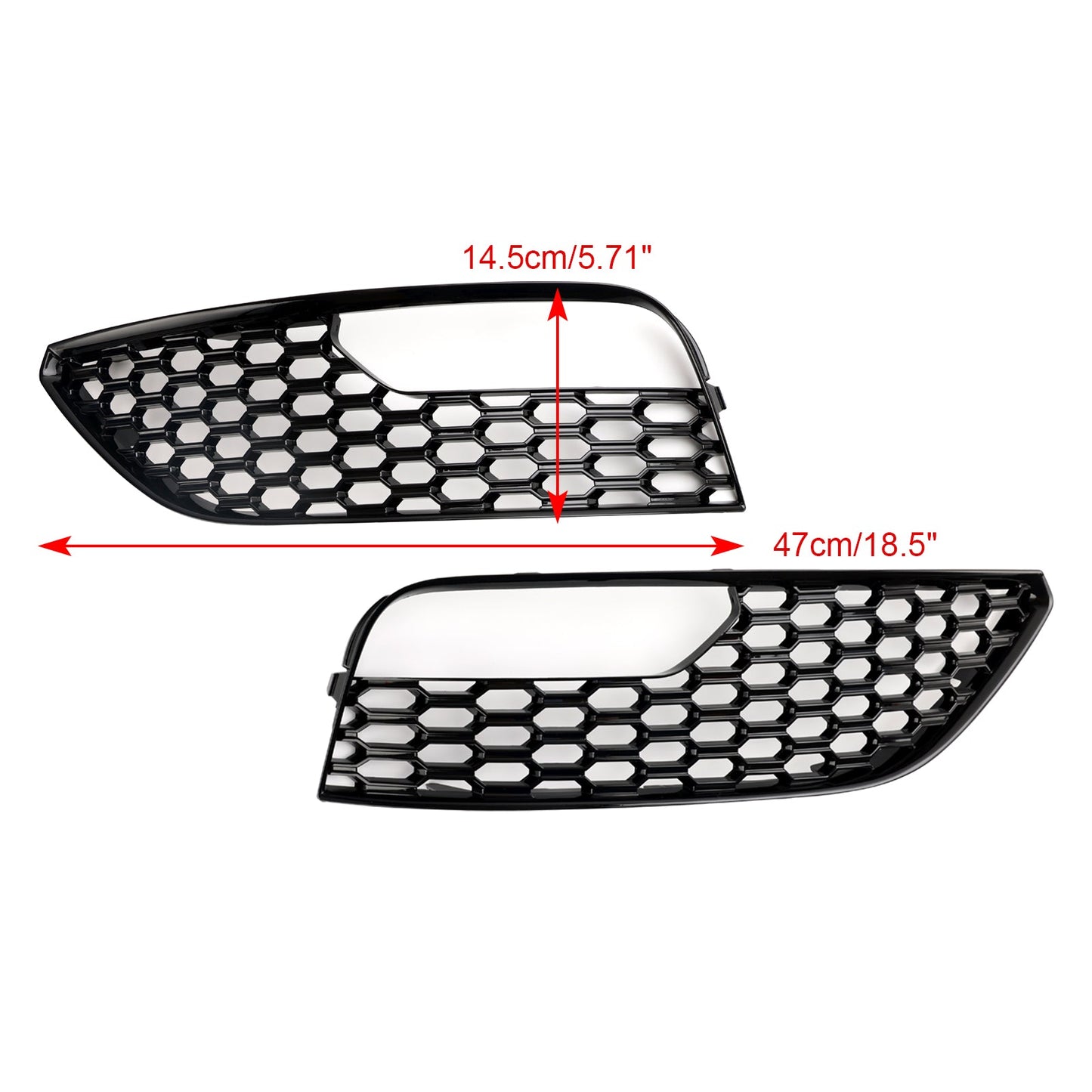 Audi A3 2012-2016 Mesh 2PCS Front Bumper Fog Light Surround Cover GrilleVehicle Parts &amp; Accessories, Car Tuning &amp; Styling, Body &amp; Exterior Styling!