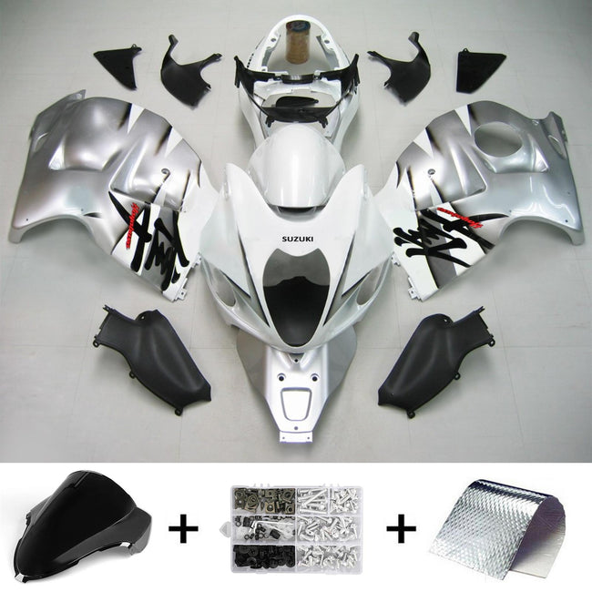 Amotopart Suzuki Hayabusa GSXR1300 1999-2007 Kit de carénage Corps Plastique