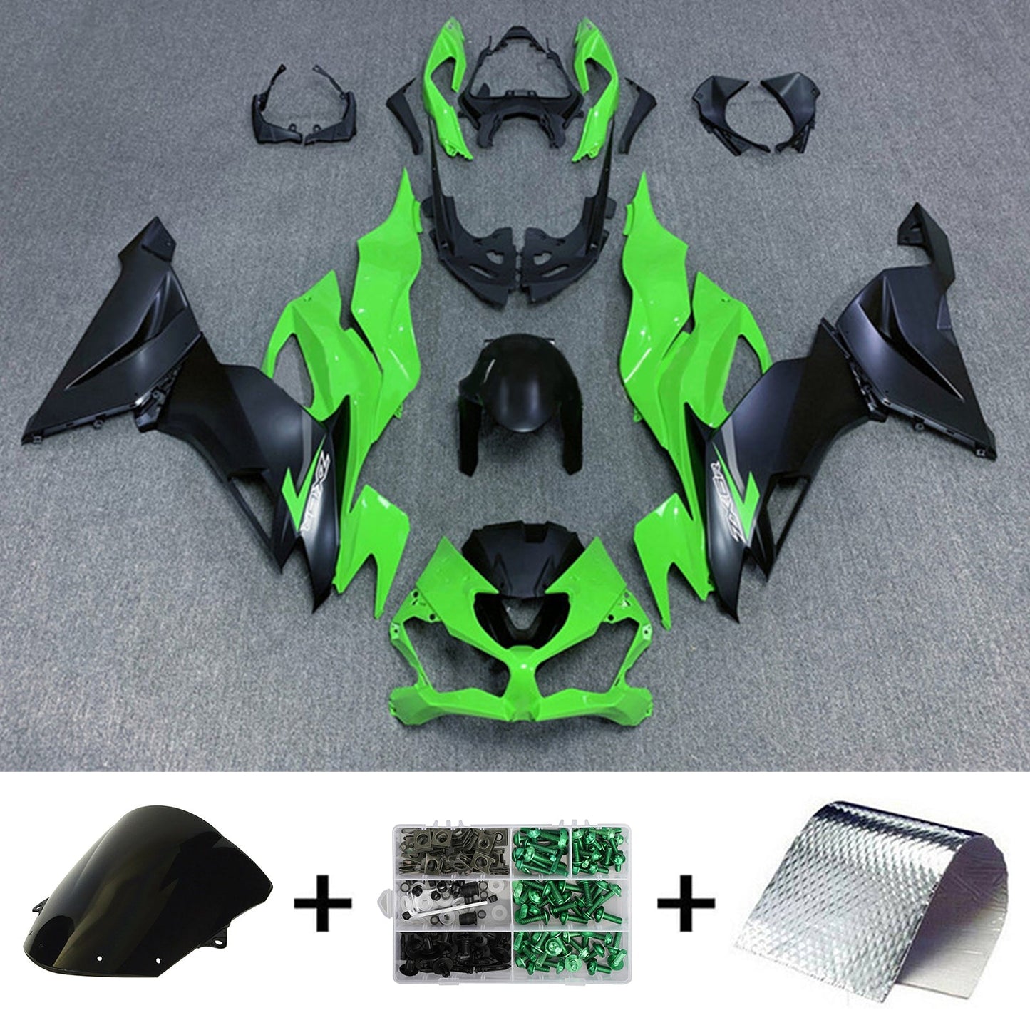 Kit de carénage Amotopart Kawasaki ZX6R 2019-2022