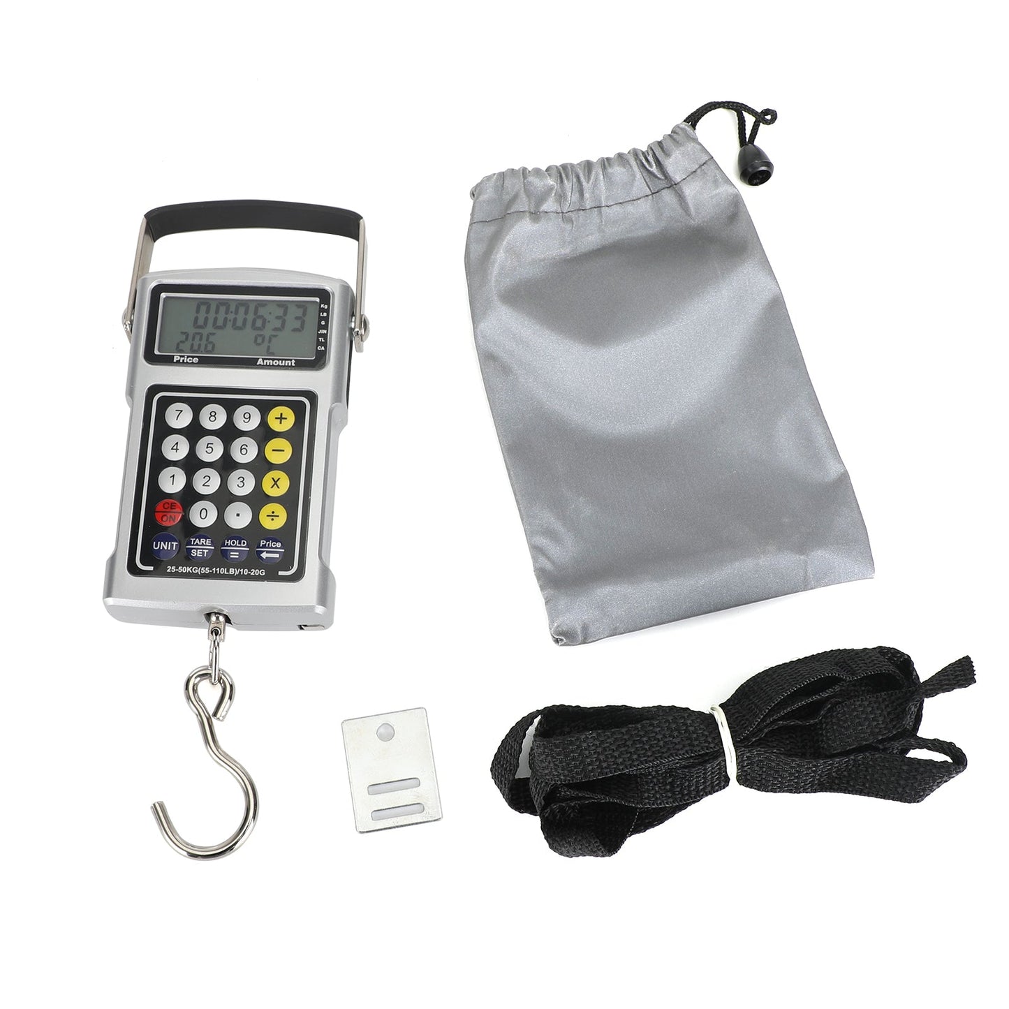50Kg 10G Mini outil de pesage de calculatrice de balance de bagage suspendu numérique