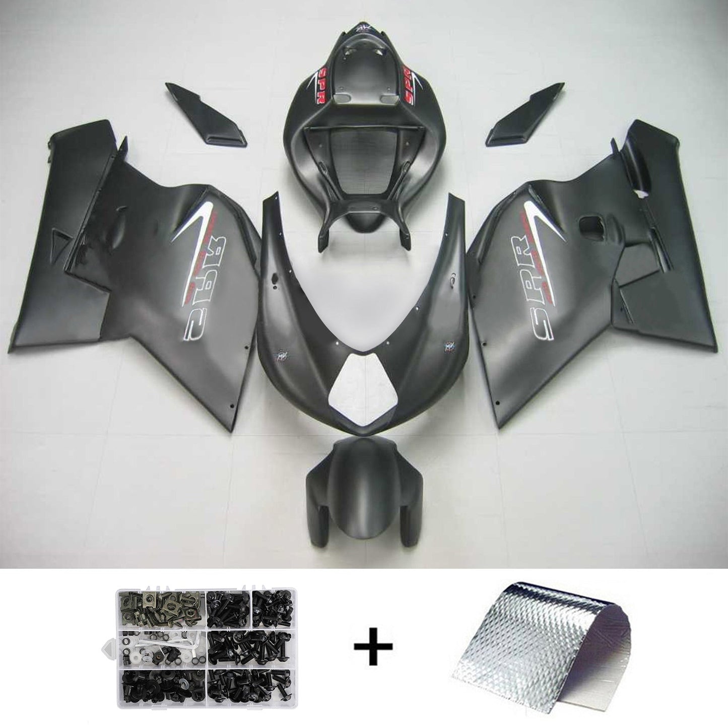 Amotopart MV Agusta 2005-2006 F4 Schwarzverkleidungskit