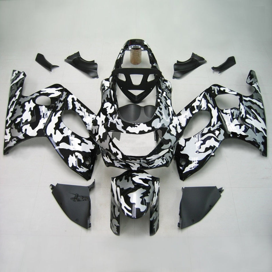 Amotopart Yamaha 1996-2007 YZF 600R Thundercat Kit de carénage couleur camouflage