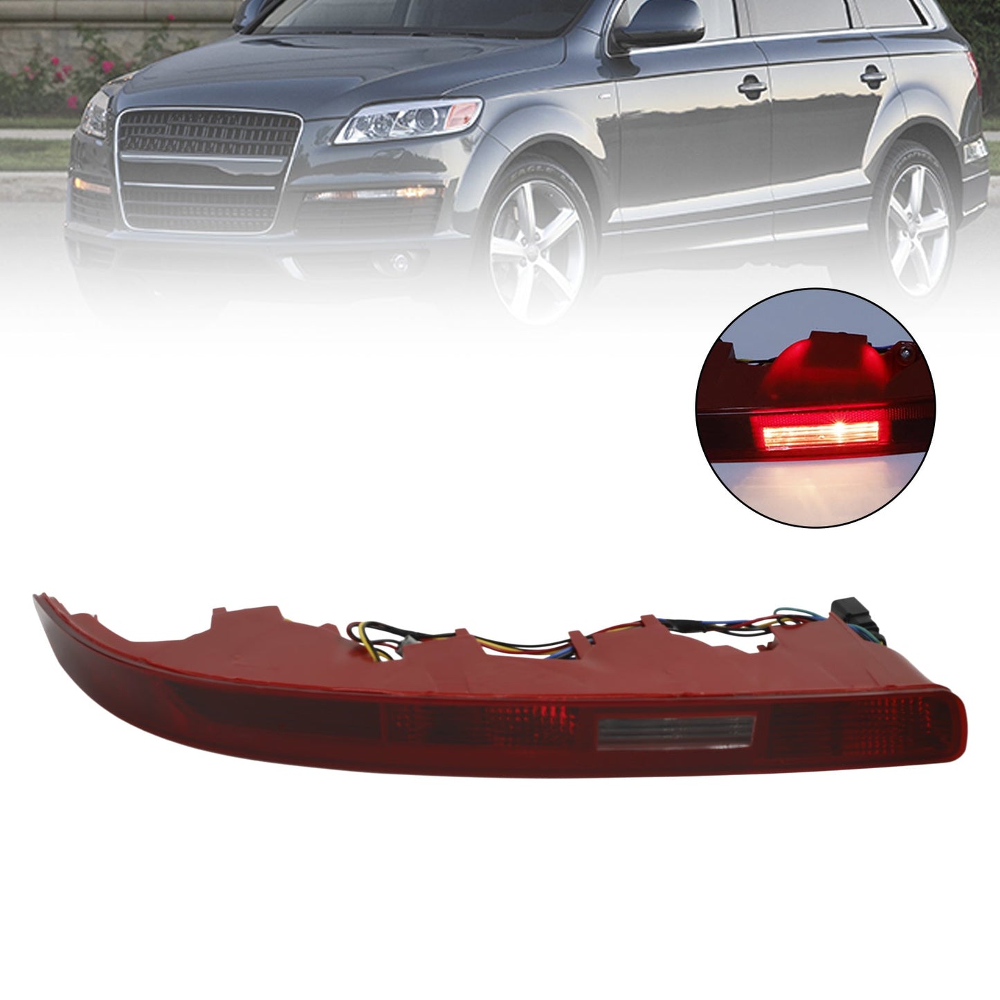 Audi Q7 4L 2006-2015 Left Rear Bumper Reflector Tail Brake Light Fog LampAuto &amp; Motorrad: Teile, Auto-Ersatz- &amp; -Reparaturteile, Lichter &amp; Leuchten!