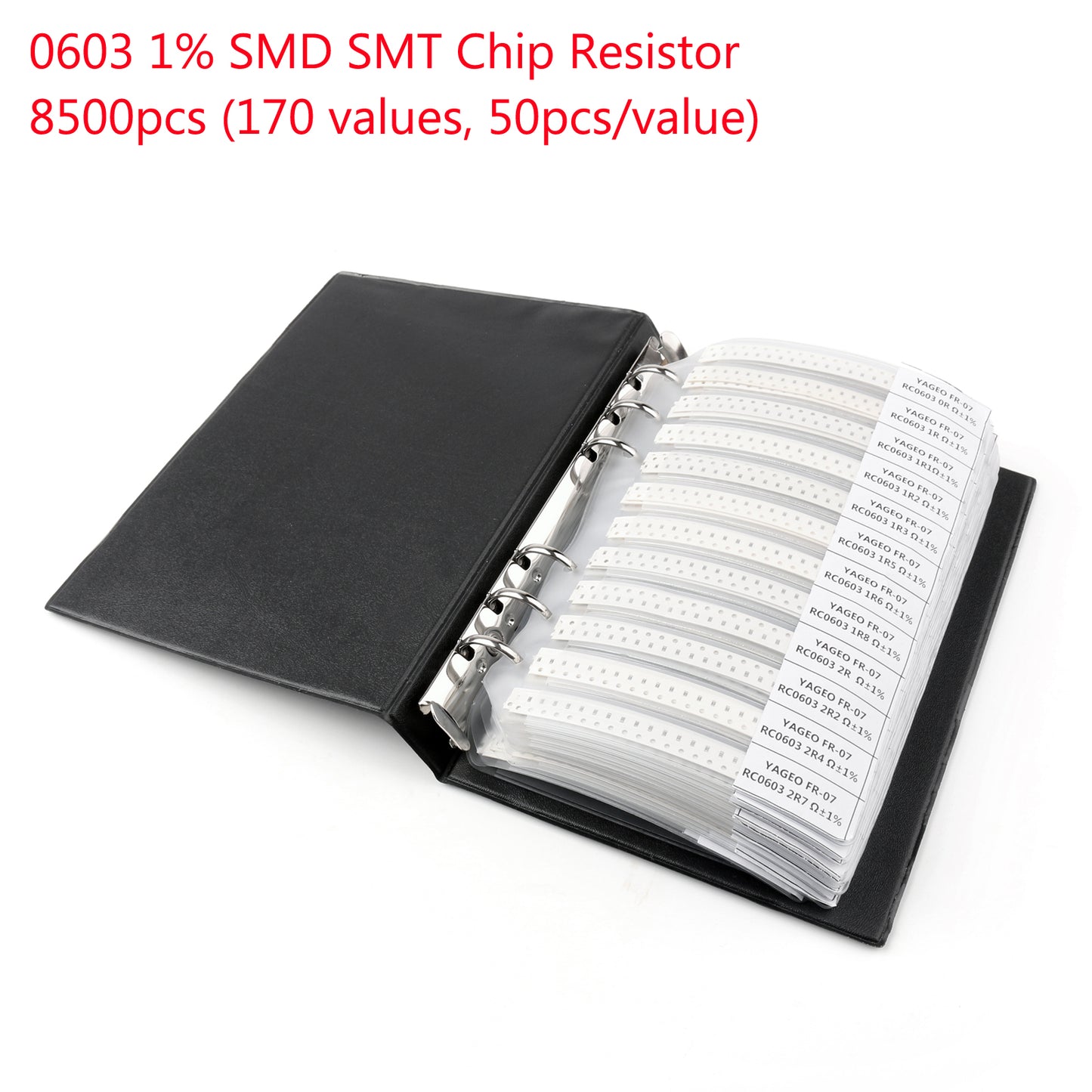 8500 STÜCKE 0603 1% SMD Chip SMT Widerstand 170 Werte Musterbuch YAGEO DIY Kits